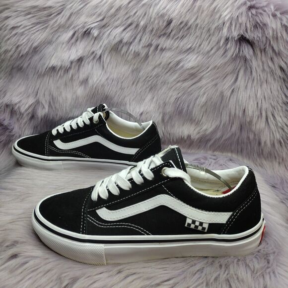 Vans Old Skool Black Suede Popcush Mens Size 5.5 - Picture 1 of 8